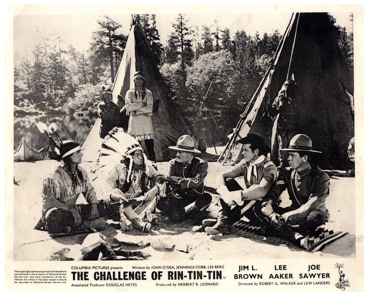 The Challenge Of Rin-Tin-Tin 1958 Lee Aaker James Brown Joe Sawyer western