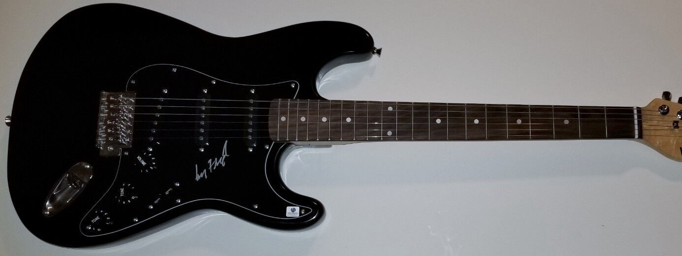 LARRY FLYNT Silver Ink Signed New Electric Guitar Legendary HUSTLER Publisher GA