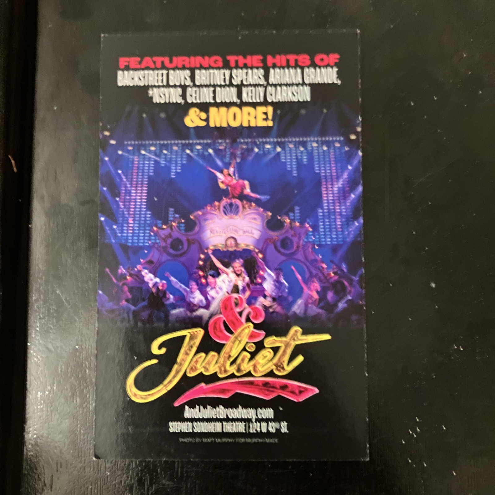& Juliet Musical Mini Card Rare Jukebox Musical 2-1/2 X 4 Inches LAST ONE! RARE!