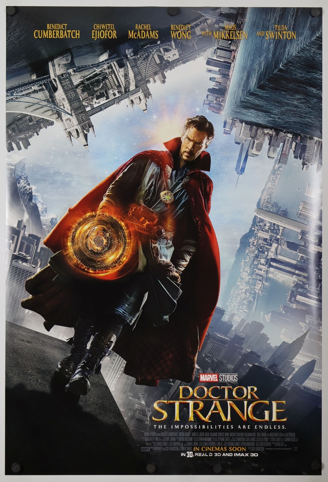 Doctor Strange – original DS movie poster – 27×40 INTL B Marvel Cumberbatch