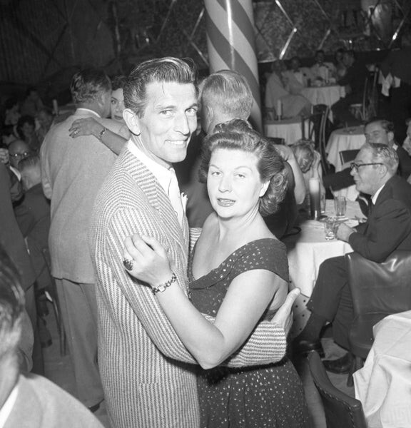 Michael Rennie dancing Candid Original 2.25 x 2.25 Camera Negative