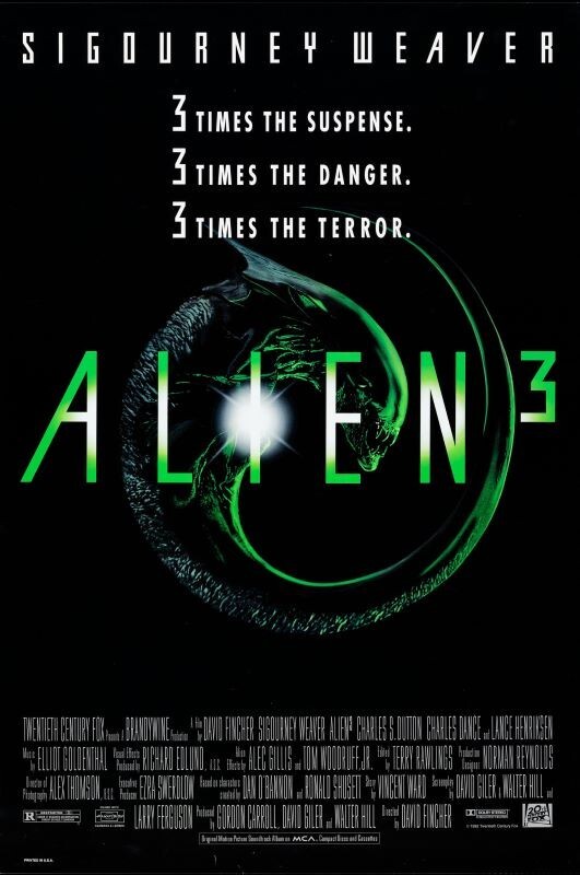 Alien 3 Movie Poster Sigourney Weaver Lance Henrikson ROLLED *Hollywood Posters*