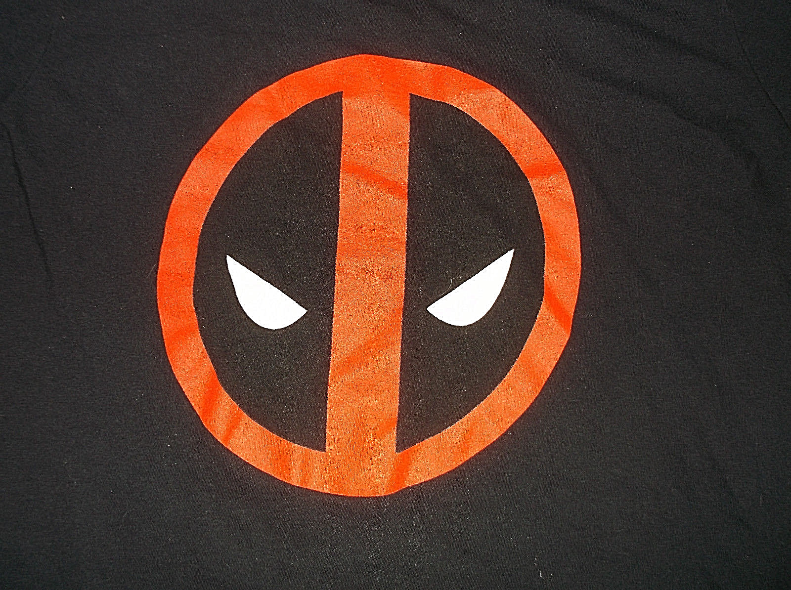 Youth’s Marvel DEADPOOL Mask T Shirt Sz Small S 100% Cotton Black Mad Engine
