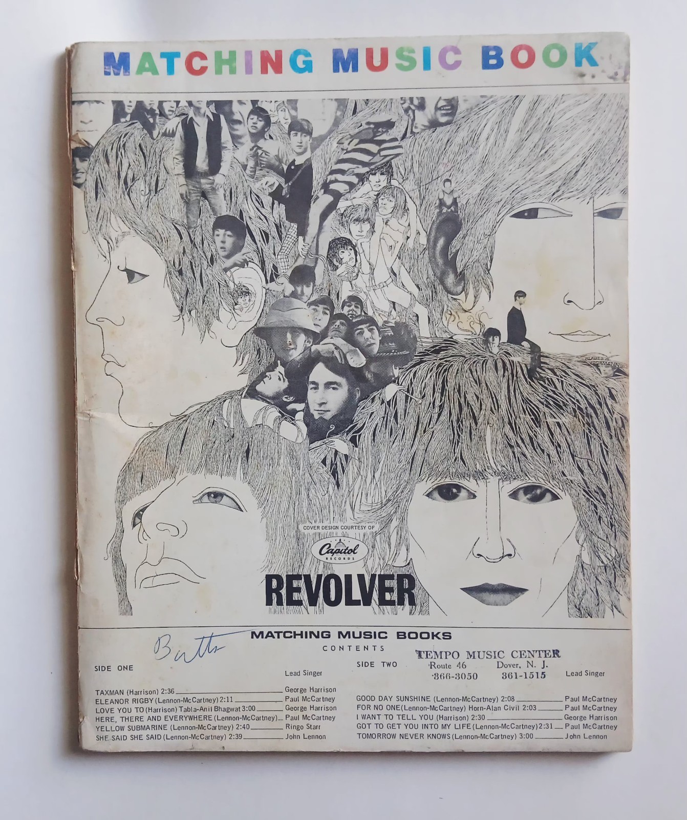 Beatles – Revolver + Eight Songs – Sheet Music and Photo Songbook – 80 Pages