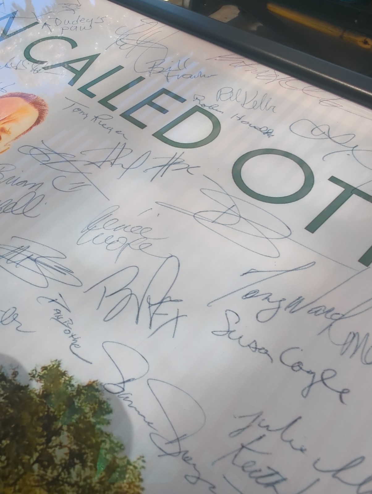 A Man Called Otto Tom Hanks Signed Poster From Cast And Crew Over 100 Signatures