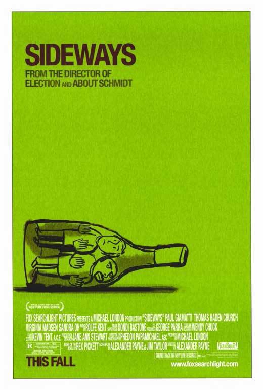 SIDEWAYS Movie POSTER 27×40 Paul Giamatti Thomas Haden Church Virginia Madsen