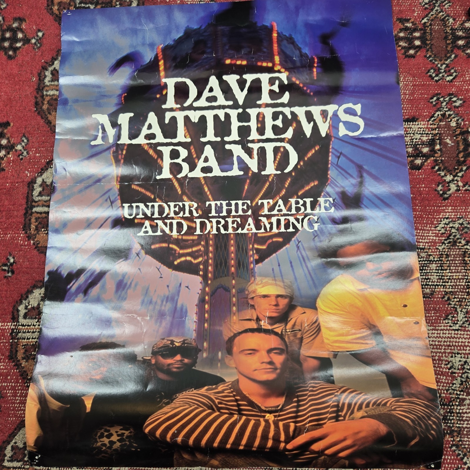 Dave Mathews Band Under The Table And Breathing Vtg Poster 18 x 24 Inches
