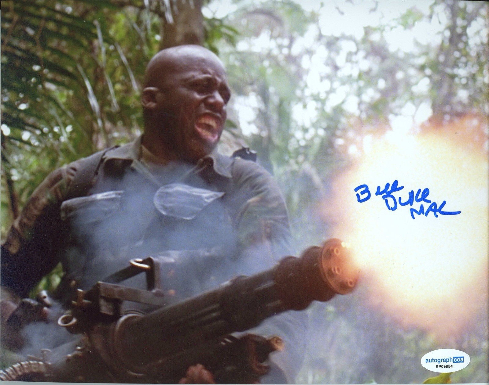 Bill Duke SIGNED AUTOGRAPHED Predator Commando Legend Actor Rare ACOA CERTIFIED