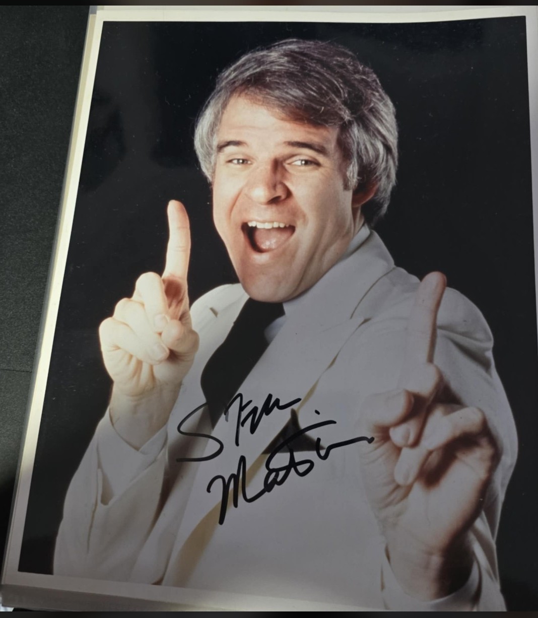 Steve Martin signed 8×10