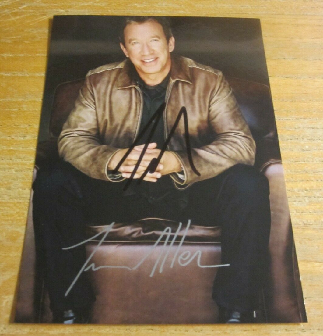 Tim Allen Actor Autographed Signed 5X7 Photo “Home Improvement” Tim Taylor