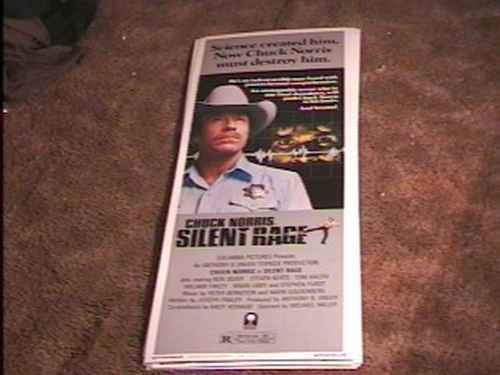 SILENT RAGE ’82 ROLLED 14X36 MOVIE POSTER CHUCK NORRIS