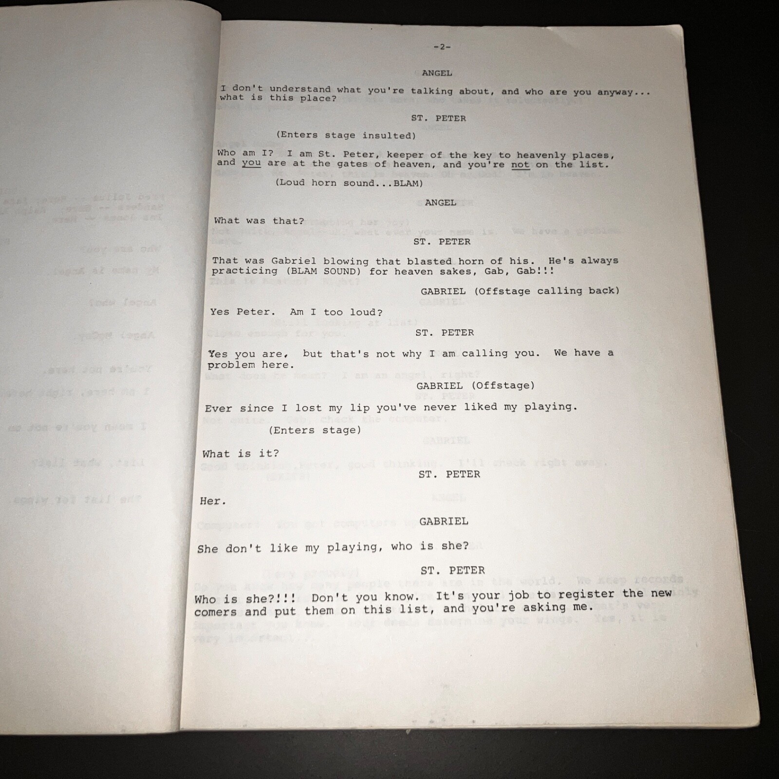 WINGS & THINGS Mickey Stevenson Motown Musical Script Production Notes COA
