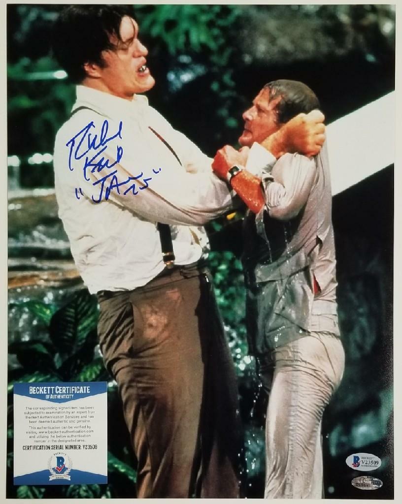 Richard Kiel signed “Jaws” 11×14 #3 Moonraker Autograph ~ Beckett BAS COA