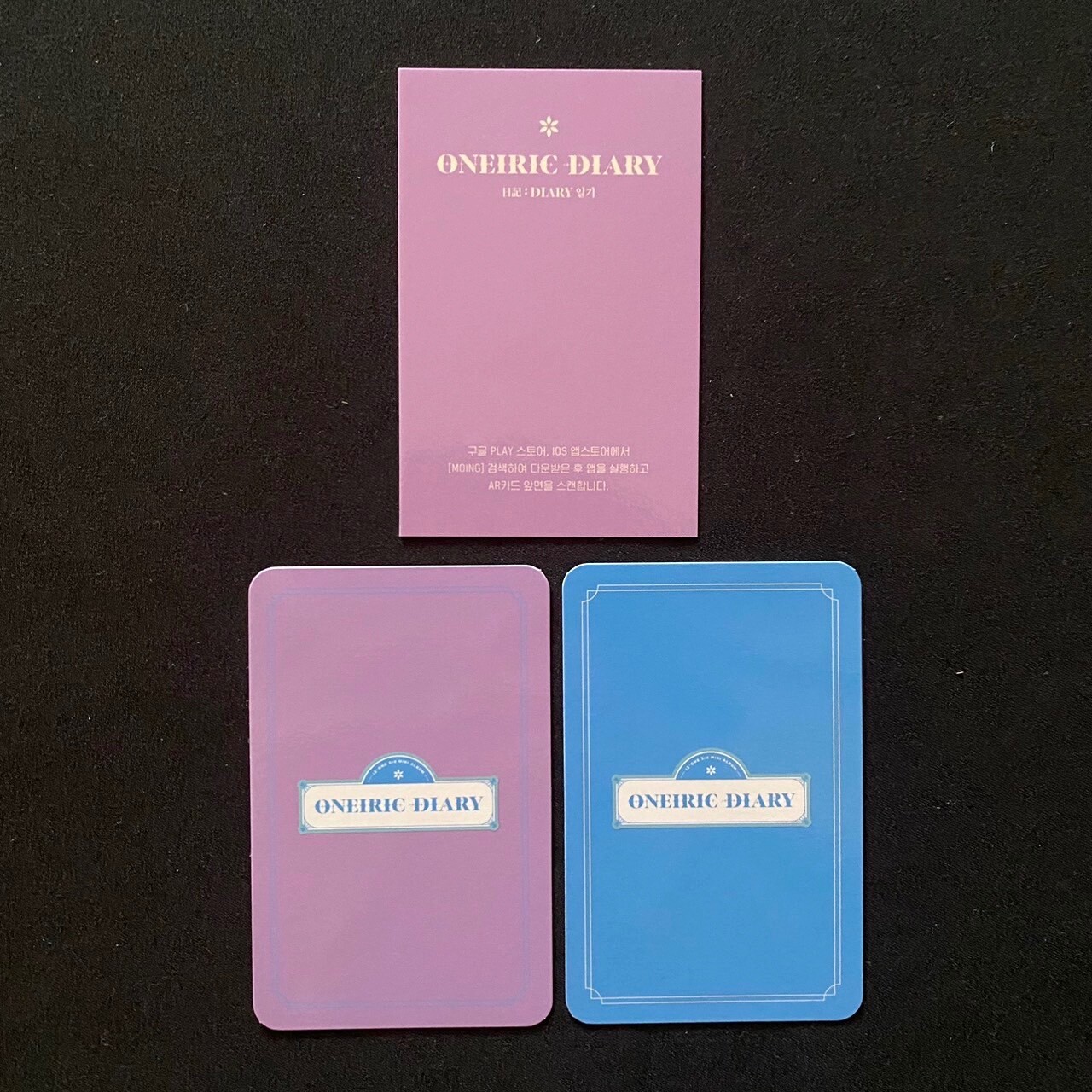 iz*one oneiric diary 3 ver. with Photo cards Yujin complete set IZONE IVE
