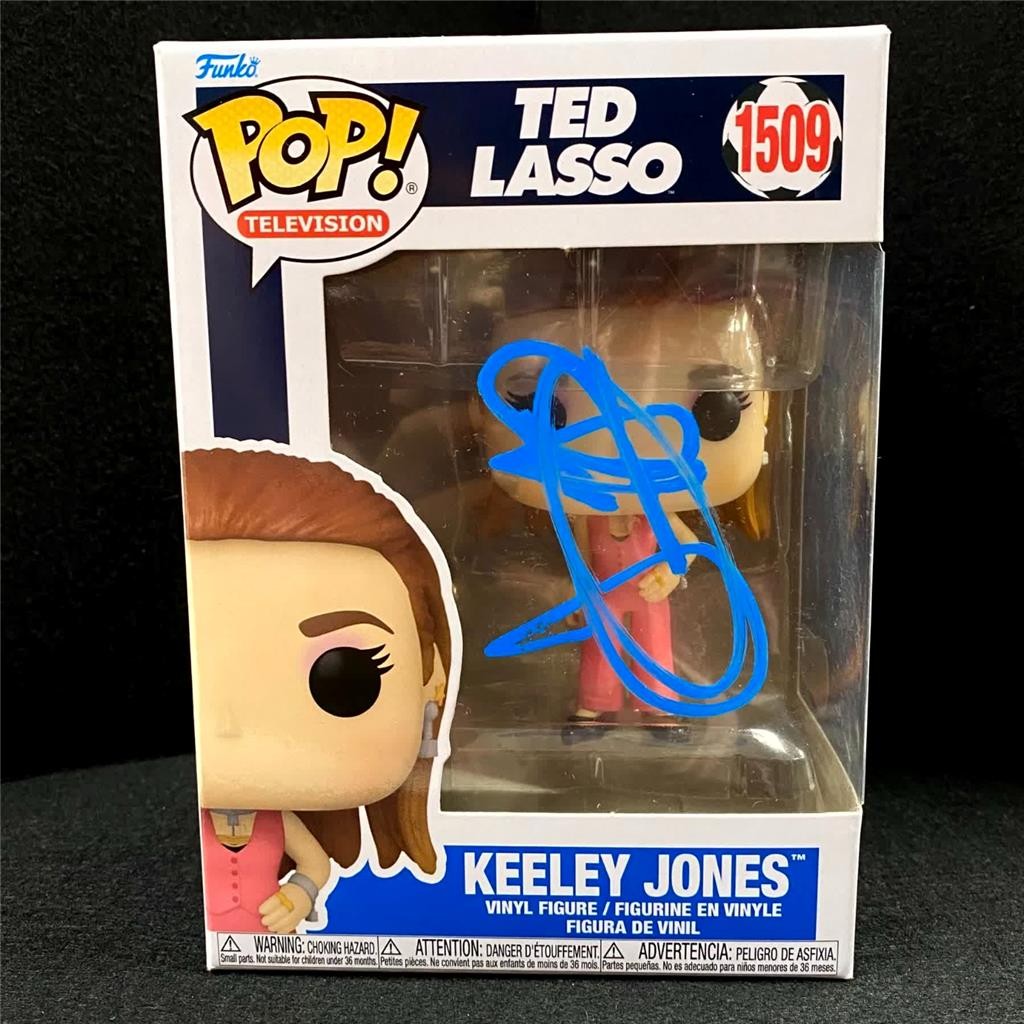 Juno Temple signed Keeley Jones Ted Lasso Funko Pop! 1509 autograph~ BAS Beckett