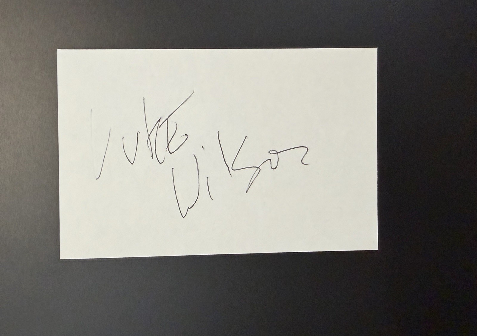 Luke Wilson Signed 3×5 Index Card Autograph Actor Old School