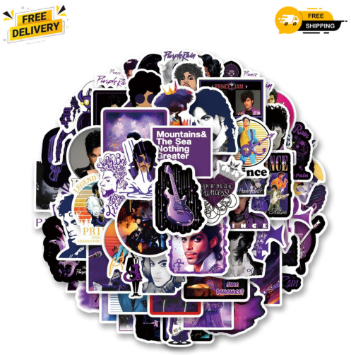 YEESACG 62pc Prince Sticker Pop Music Kawaii Pack