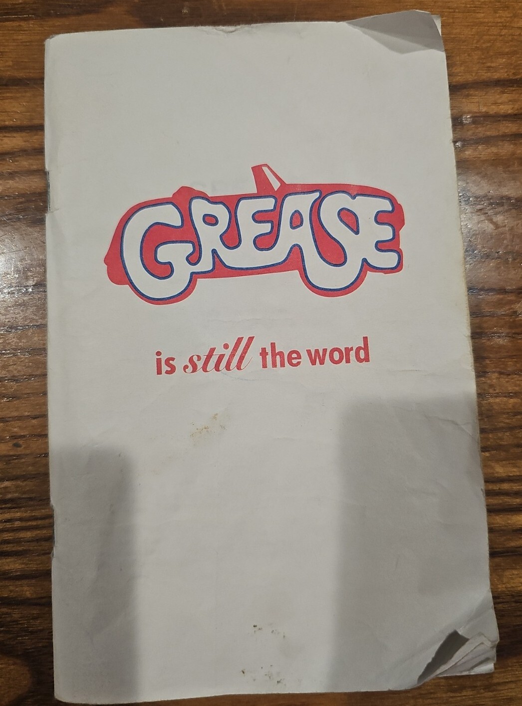 Grease Movie Is Still The Word Script Screenplay 4th Draft Jun 1977 Paramount