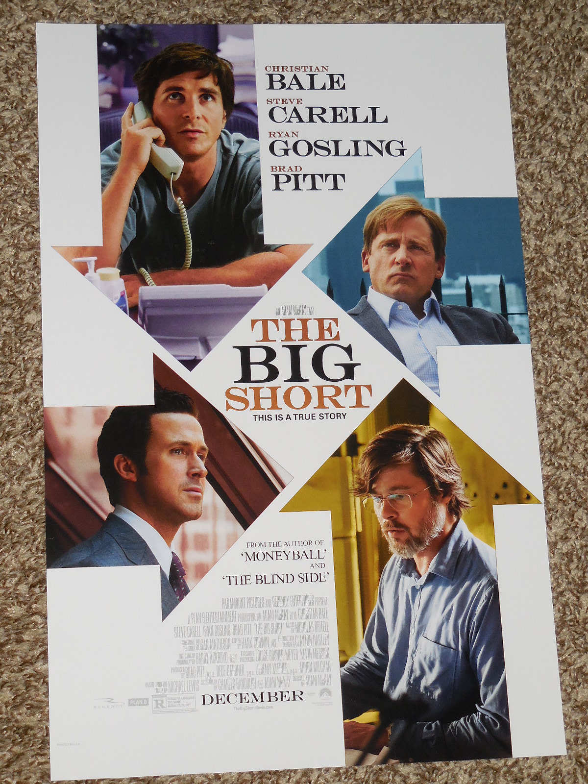 THE BIG SHORT 11×17 PROMO MOVIE POSTER