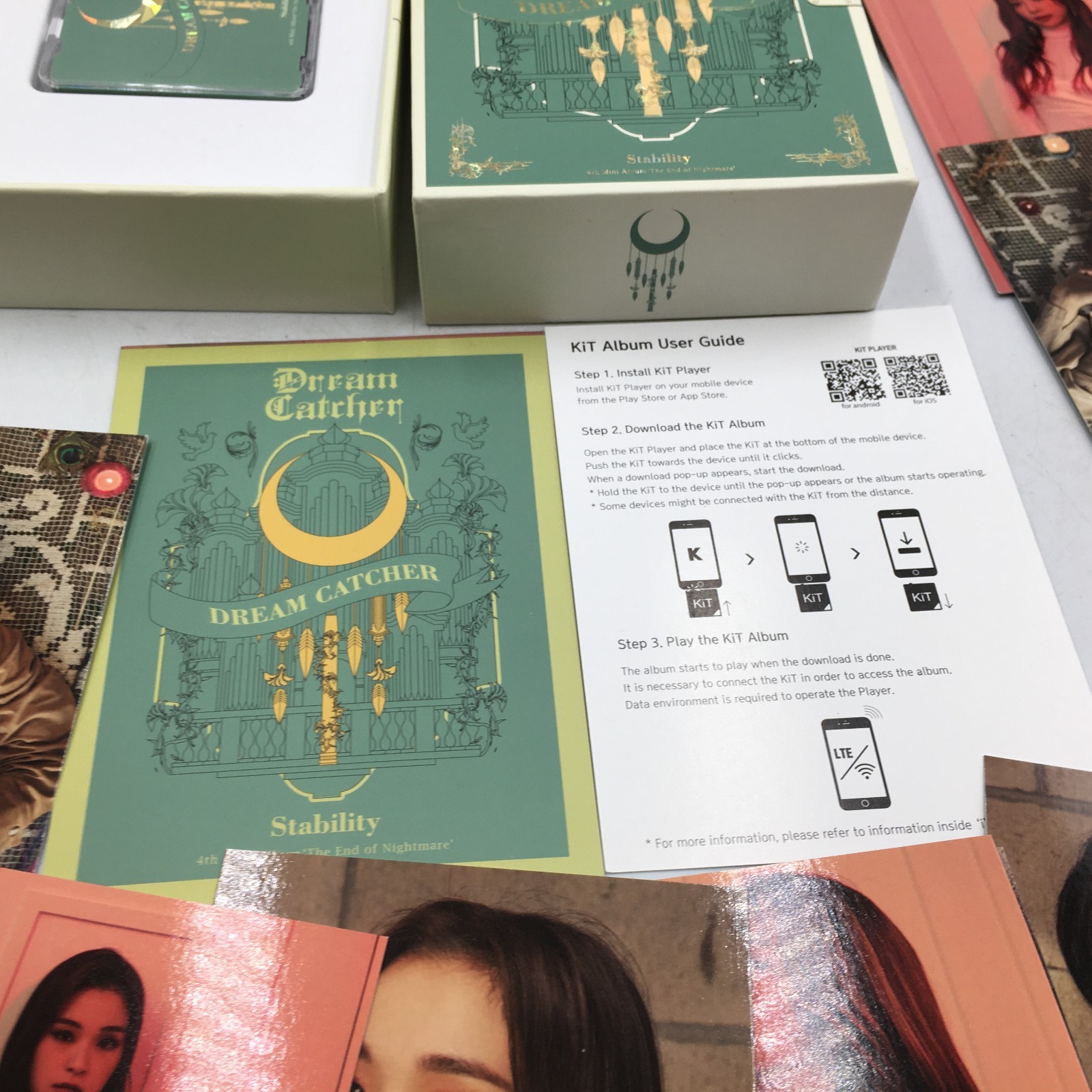 DREAMCATCHER The End of Nightmare Kihno Kit Stability 4th Mini Album Complete