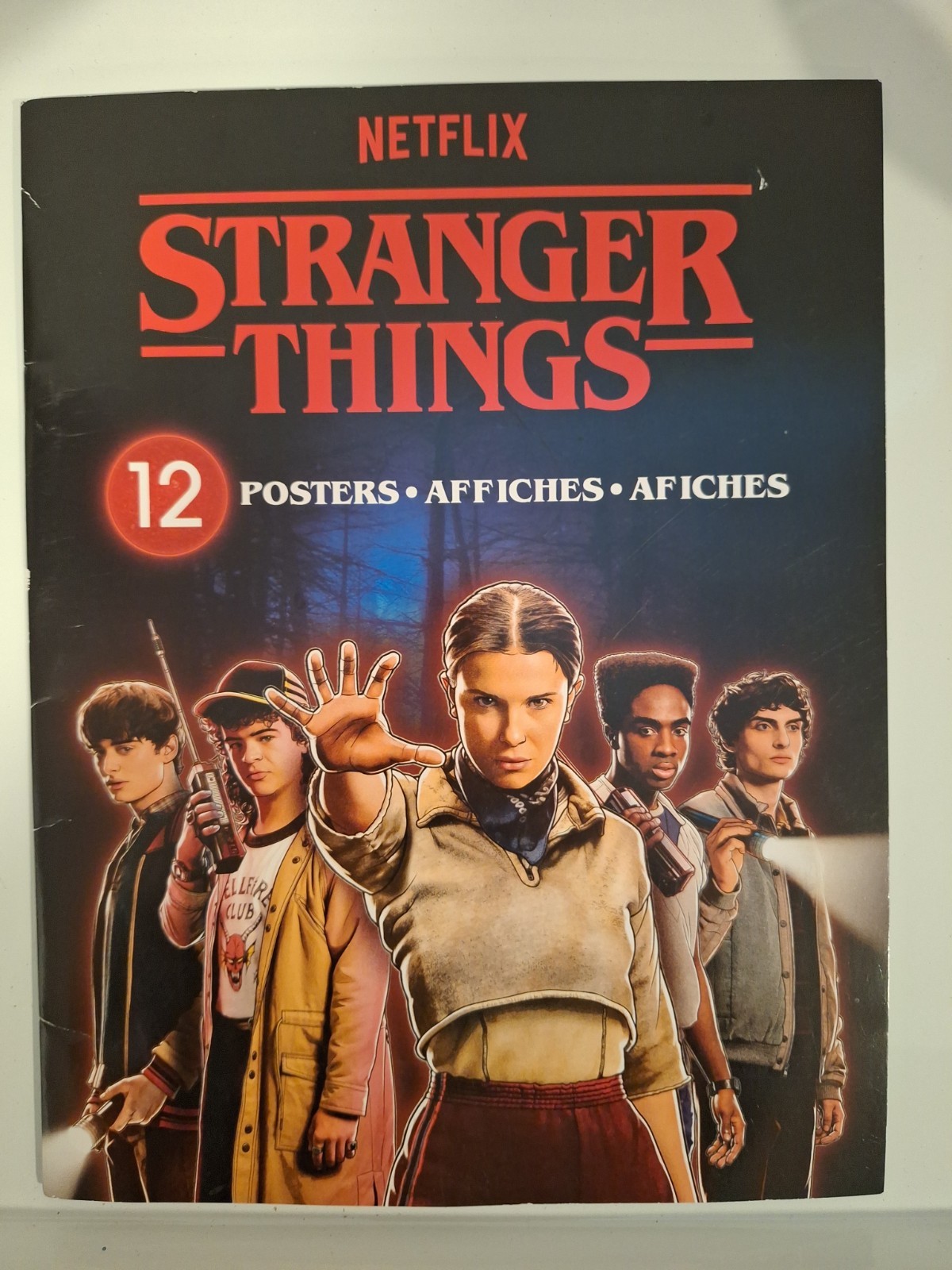 Stranger Things 12 Posters Book Each poster is 8.5in x 11 in. Netflix