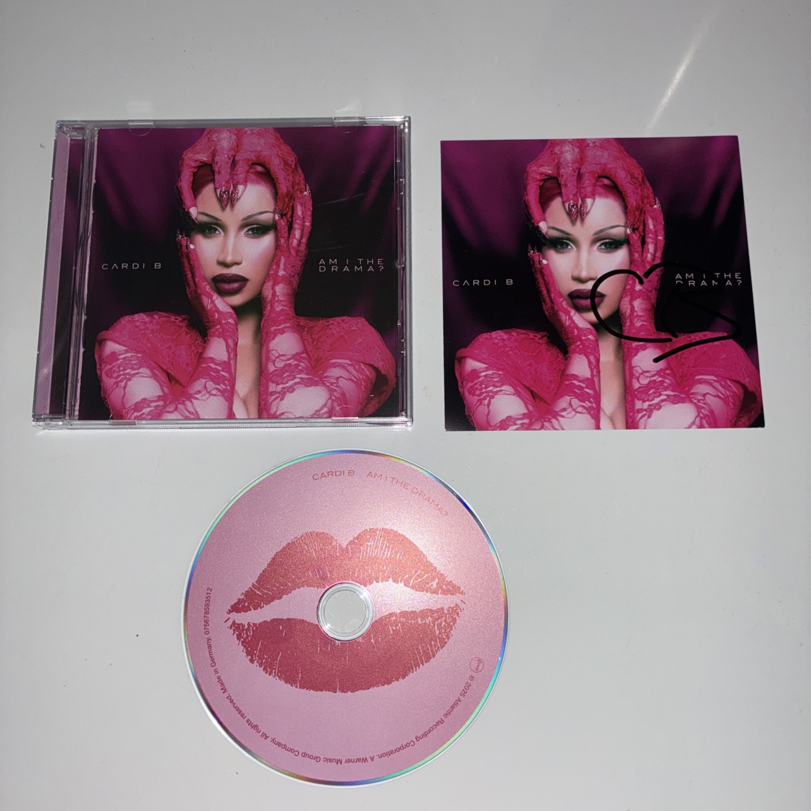 Cardi B – Am I The Drama? – Signed CD – Pretty And Petty Edition – Autographed