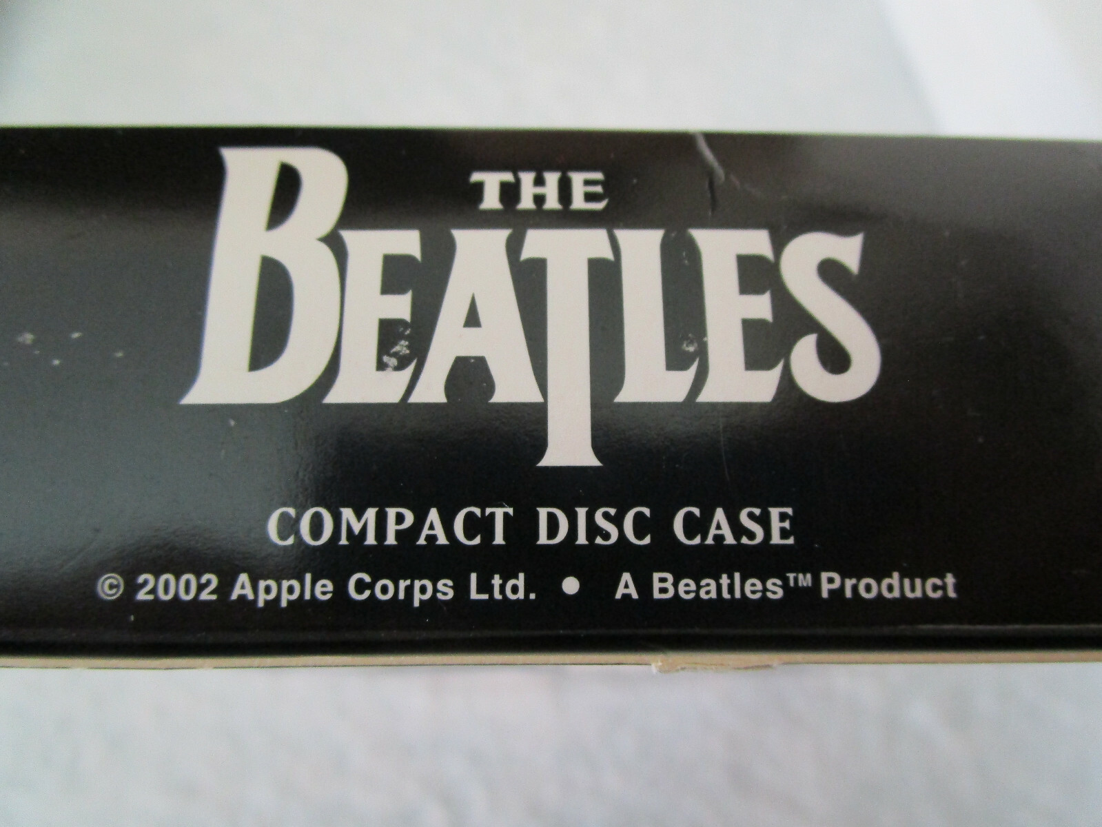 New BEATLES Metal Key Fob dated 2002 & CD DVD Storage Case Original RETRO STOCK