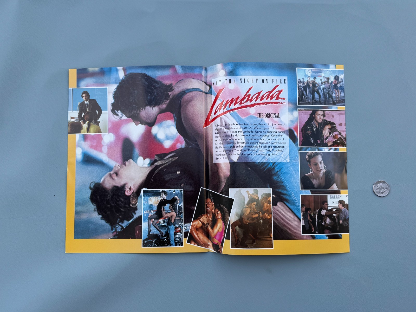 Vintage 1990 Lambada The Forbidden Dance VHS Promo Brochure Cannon Press Kit