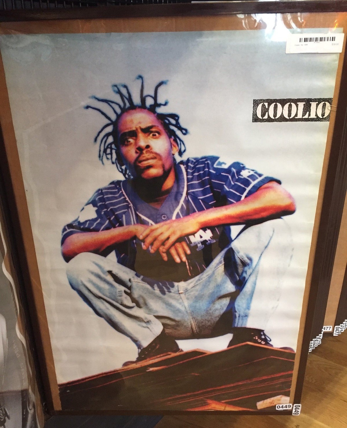 VINTAGE COOLIO POSTER No. 1096 – Rare 90s Hip-Hop Rap Memorabilia – Original
