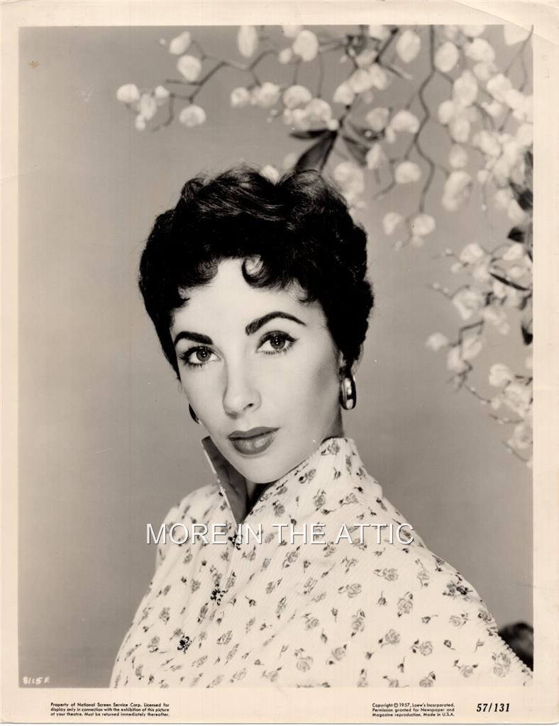 ELIZABETH LIZ TAYLOR LOOKING ELEGANT AND CLASSY IN THIS ORIG MGM PORTRAIT STILL