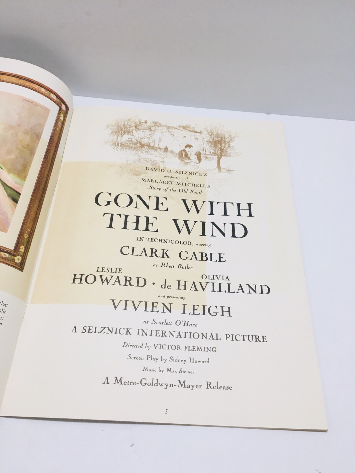 Orig Gone With The Wind Program 1939 United Artist Movie Theatre Insert, Parking