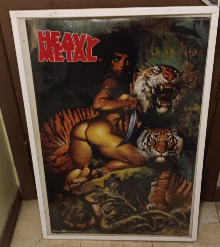 HEAVY METAL POSTER NEW 1999 MOVIE COLLECTIBLE FILMOGRAPHY TIGER