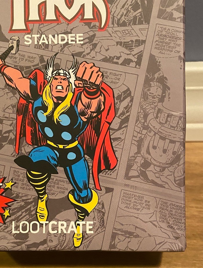 LootCrate Original Marvel Thor Standee 2022 sealed