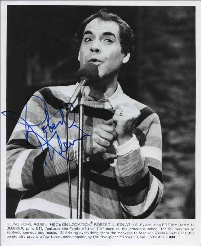 ROBERT KLEIN – AUTOGRAPHED SIGNED PHOTOGRAPH