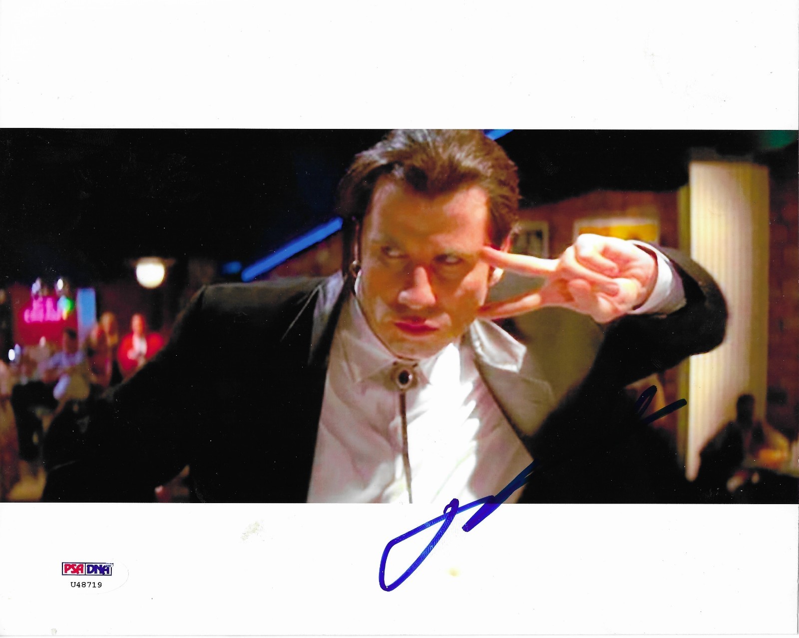 John Travolta Signed 8×10 Photo Autographed PSA/DNA COA Pulp Fiction Vincent