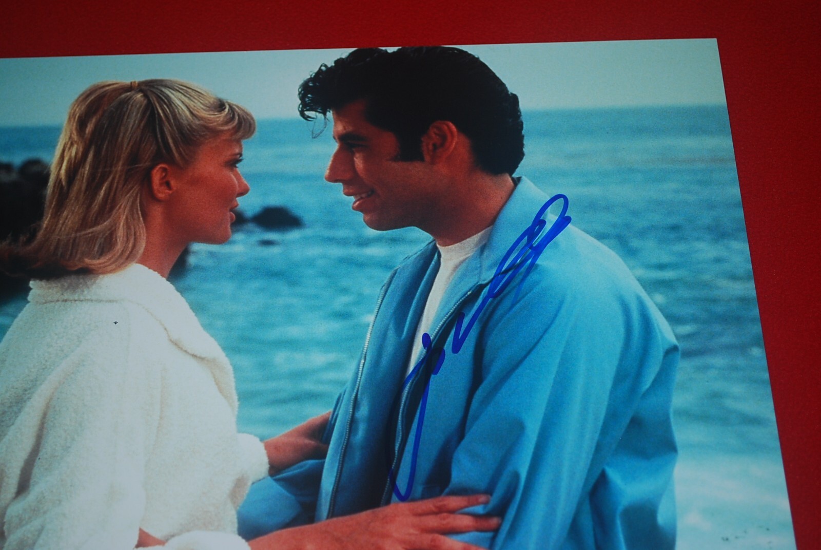 JOHN TRAVOLTA GREASE PULP FICTION Signed 11X14 Photo PSA/DNA COA AA25077