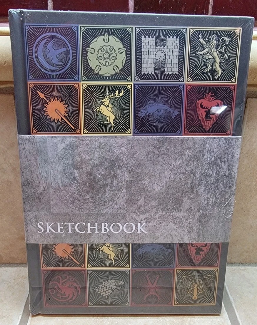 GAME OF THRONES Culturefly SKETCH BOOK – Brand New Factory Sealed – HBO Sigils