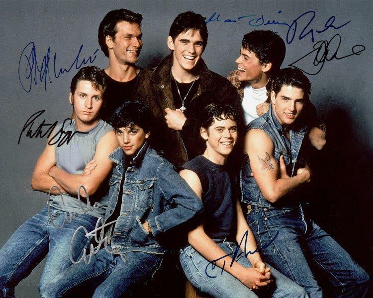 REPRINT – THE OUTSIDERS CAST Autographed Signed 8 x 10 Photo Poster RP Man Cave