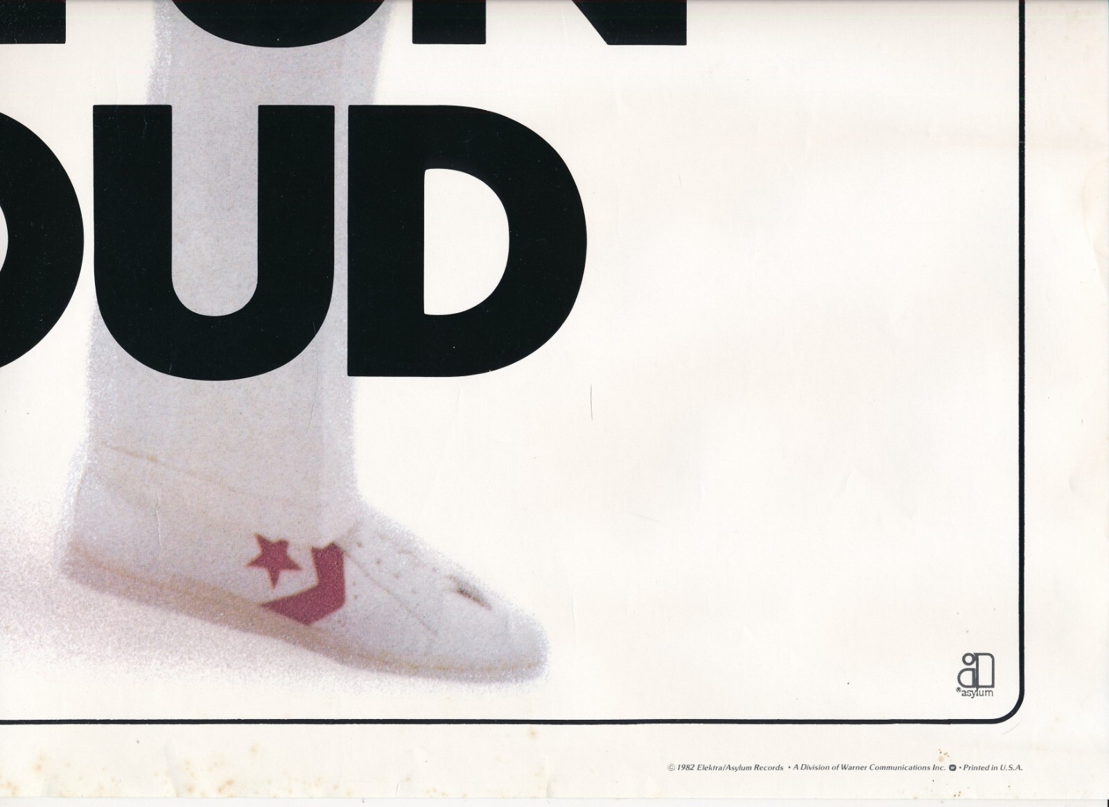 Glenn Frey NO FUN ALLOWED Elektra/Asylum/Warner Records Promo Poster 24x 36-1982