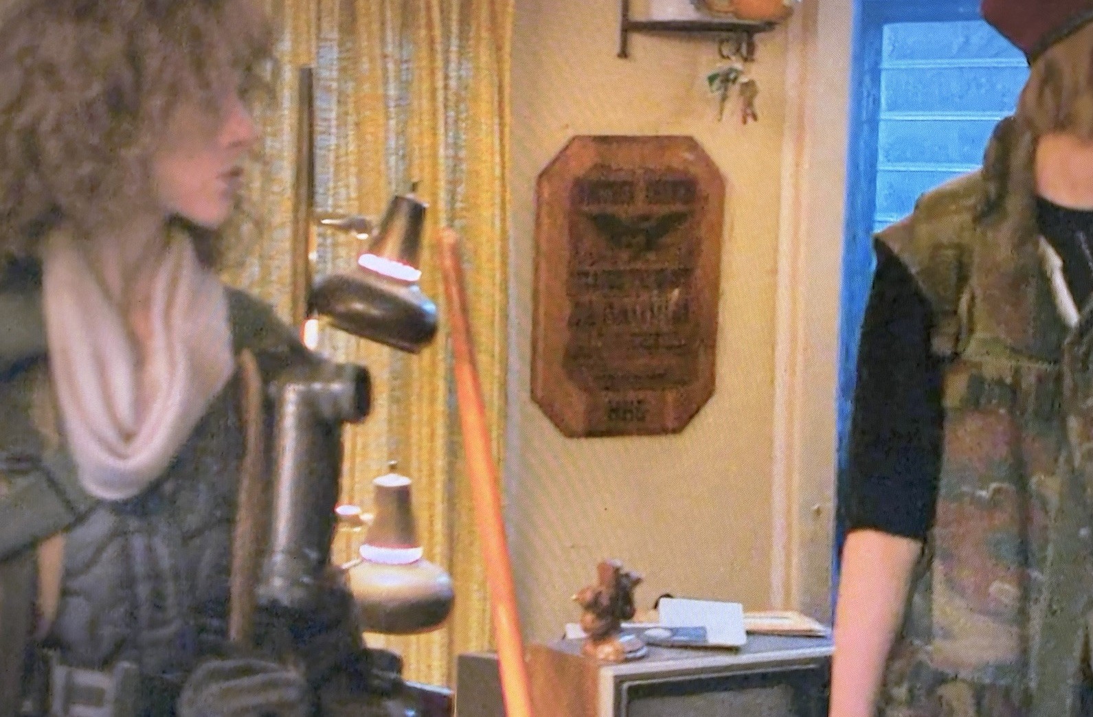 Stranger Things “Wake Up Chrissy”Eddie’s Trailer 1)Set Curtain Prop READ