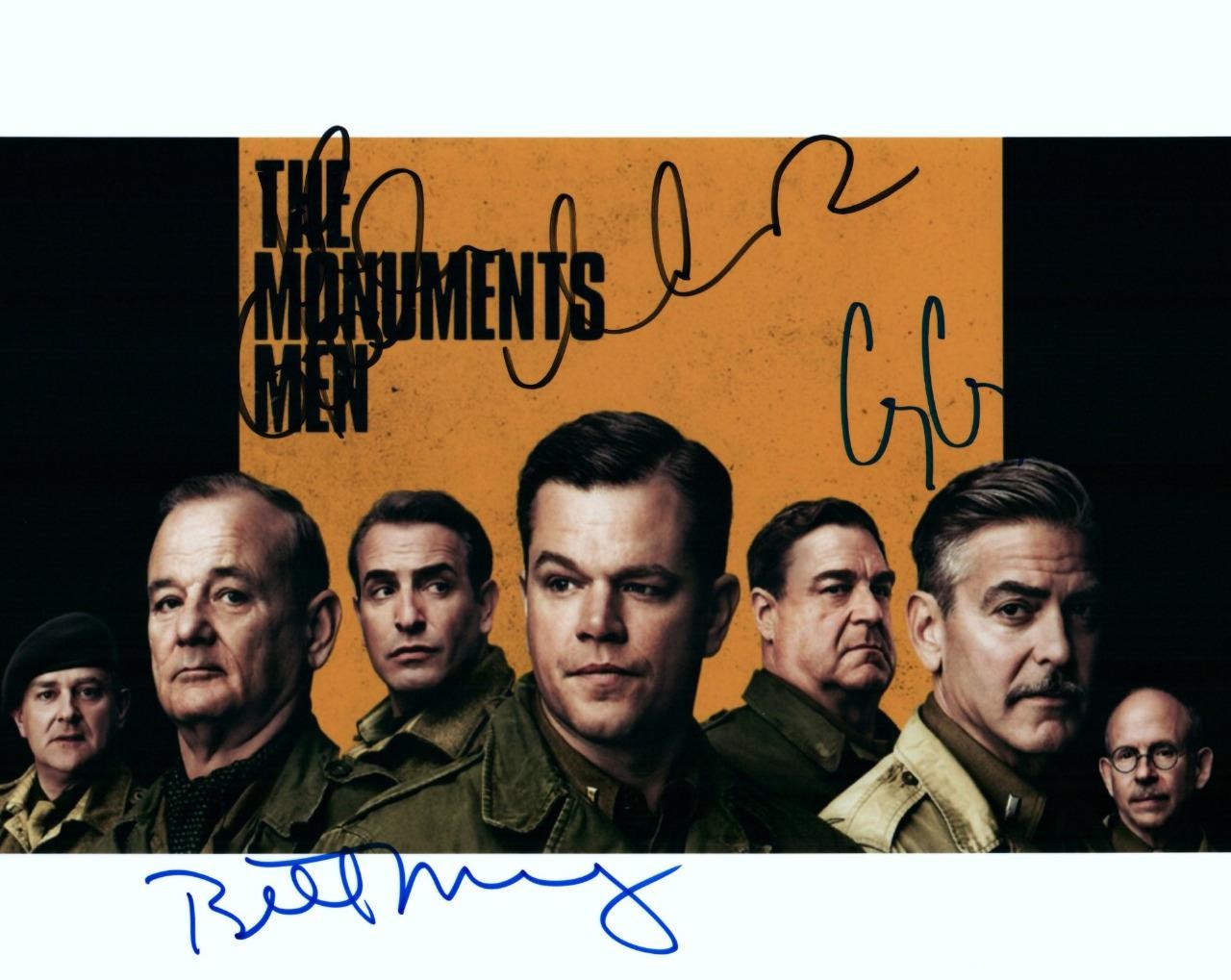 John Goodman Murray Damon Clooney autographed 8×10 Photo signed Picture and COA
