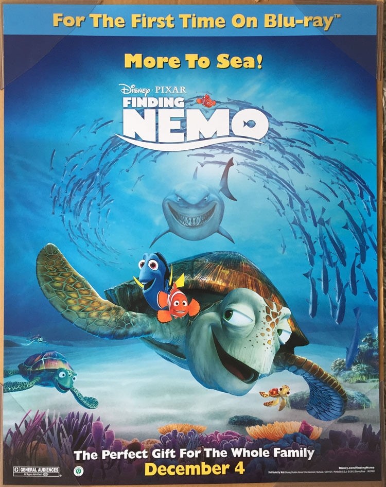 FINDING NEMO DVD MOVIE POSTER 1 Sided ORIGINAL MINI 22×28 ALBERT BROOKS