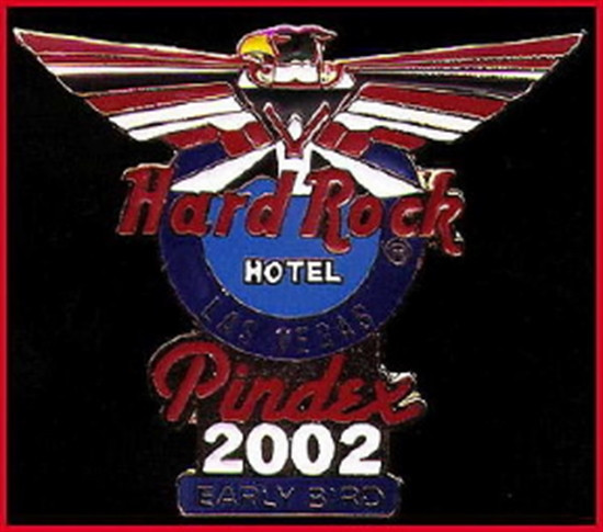 Hard Rock Hotel LAS VEGAS 2002 PINdex Early Bird PIN Thunderbird LE 325 – #13840