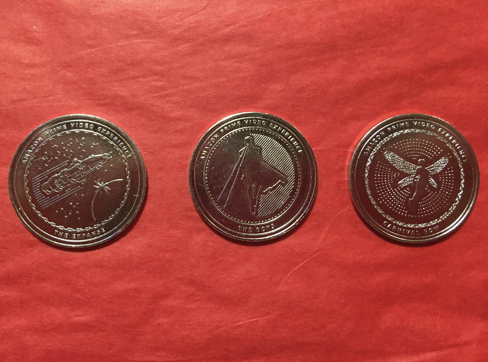 Amazon Prime SDCC Silver Coin Set (The Expanse/The Boys/Carnival Row) – MINT