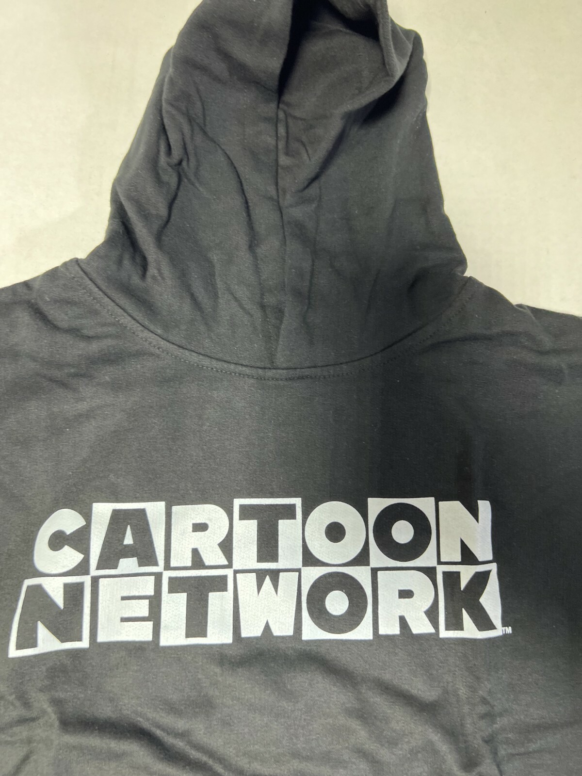 CARTOON NETWORK LOGO BLACK PULLOVER , YOUHT KIDS , HOODIE OFFICIAL NEW