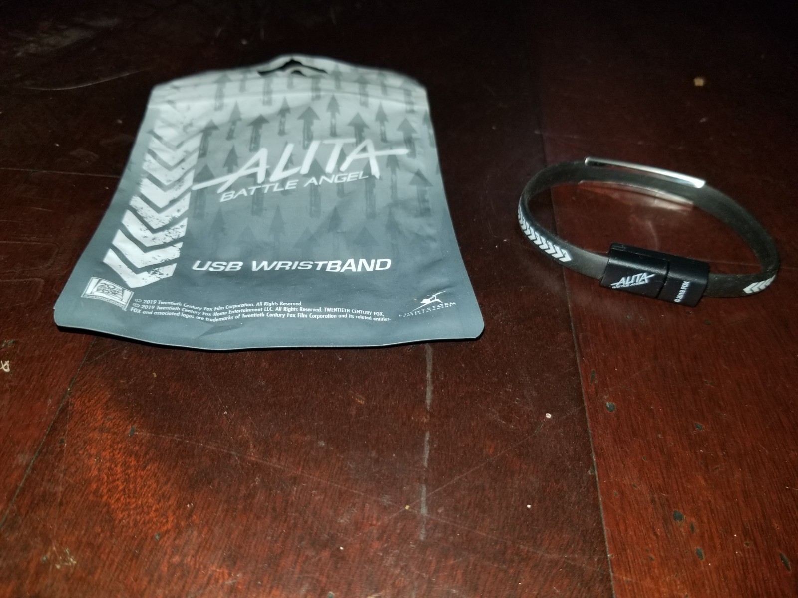 Alita Battle Angel Promo USB Wristband cable with Lightning connection port 2019