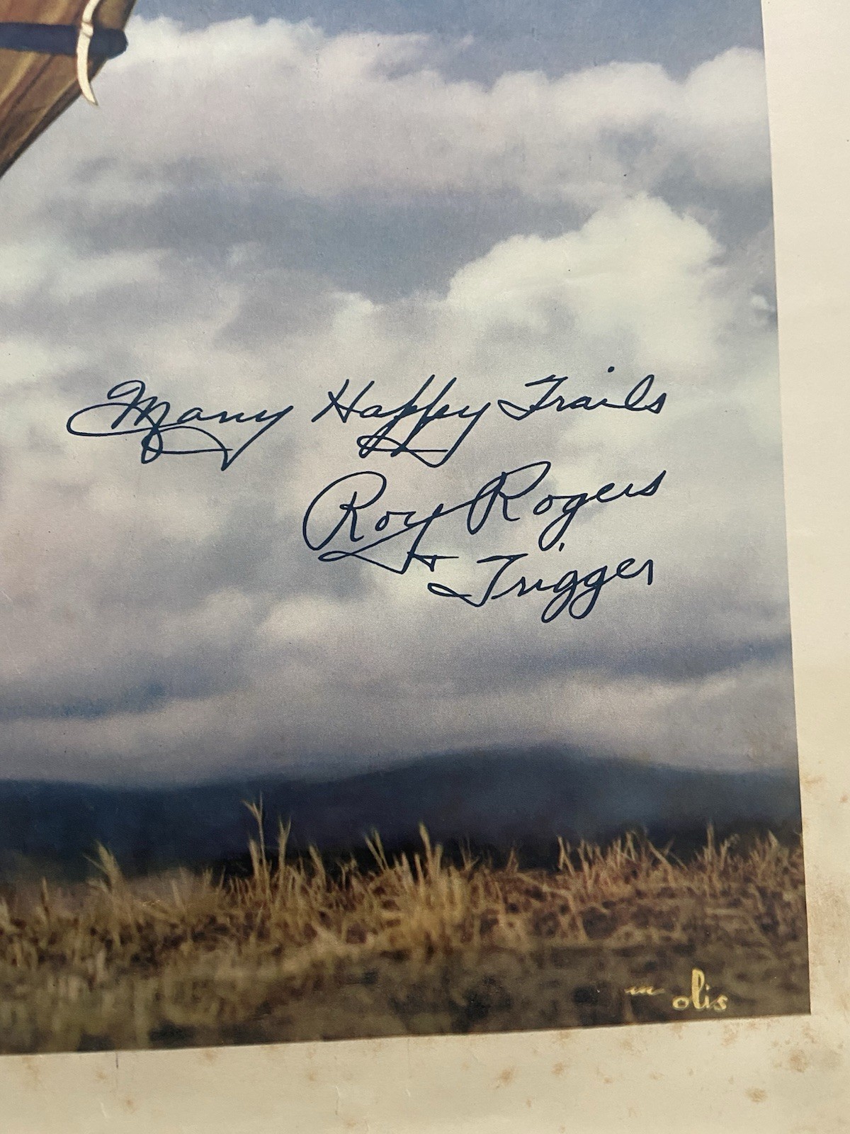 Vintage Roy Rogers King of the Cowboys Movie Poster Republic Pictures Western