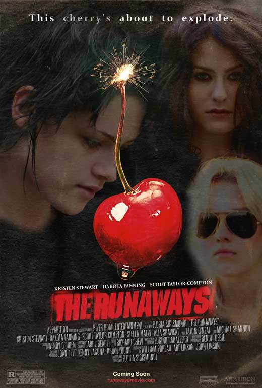 THE RUNAWAYS Movie POSTER 27×40 C Kristen Stewart Dakota Fanning Michael Shannon