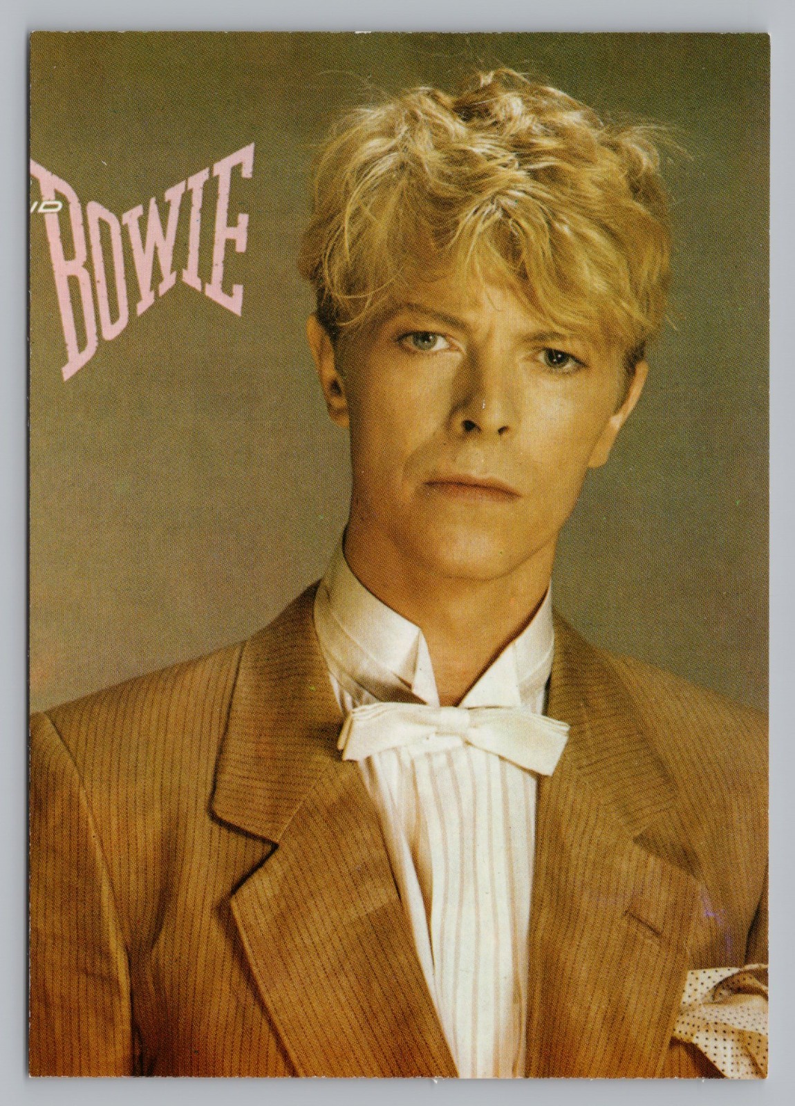 David Bowie Looking Dapper Vintage French Import Postcard 4×6 “Mini Poster” B12