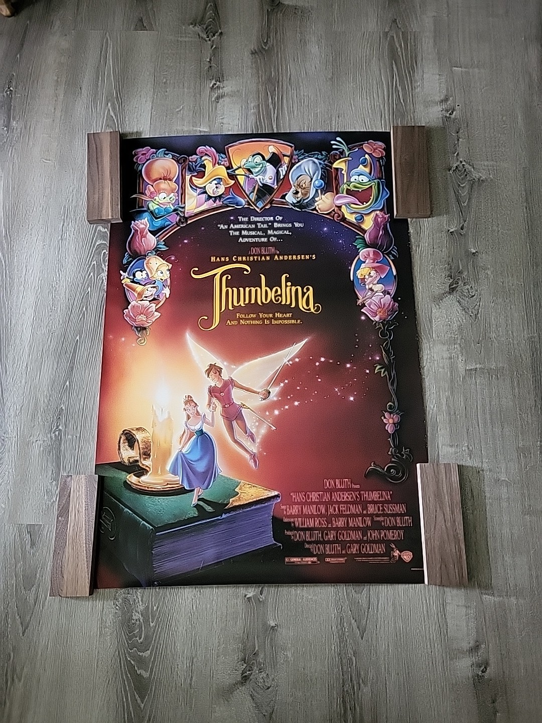 THUMBELINA (1994) ORIGINAL MOVIE POSTER-ROLLED-JOHN ALVIN ARTWORK – 27″ X 40″